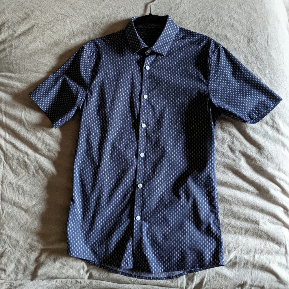 ASOS men's button up short sleeve shirt